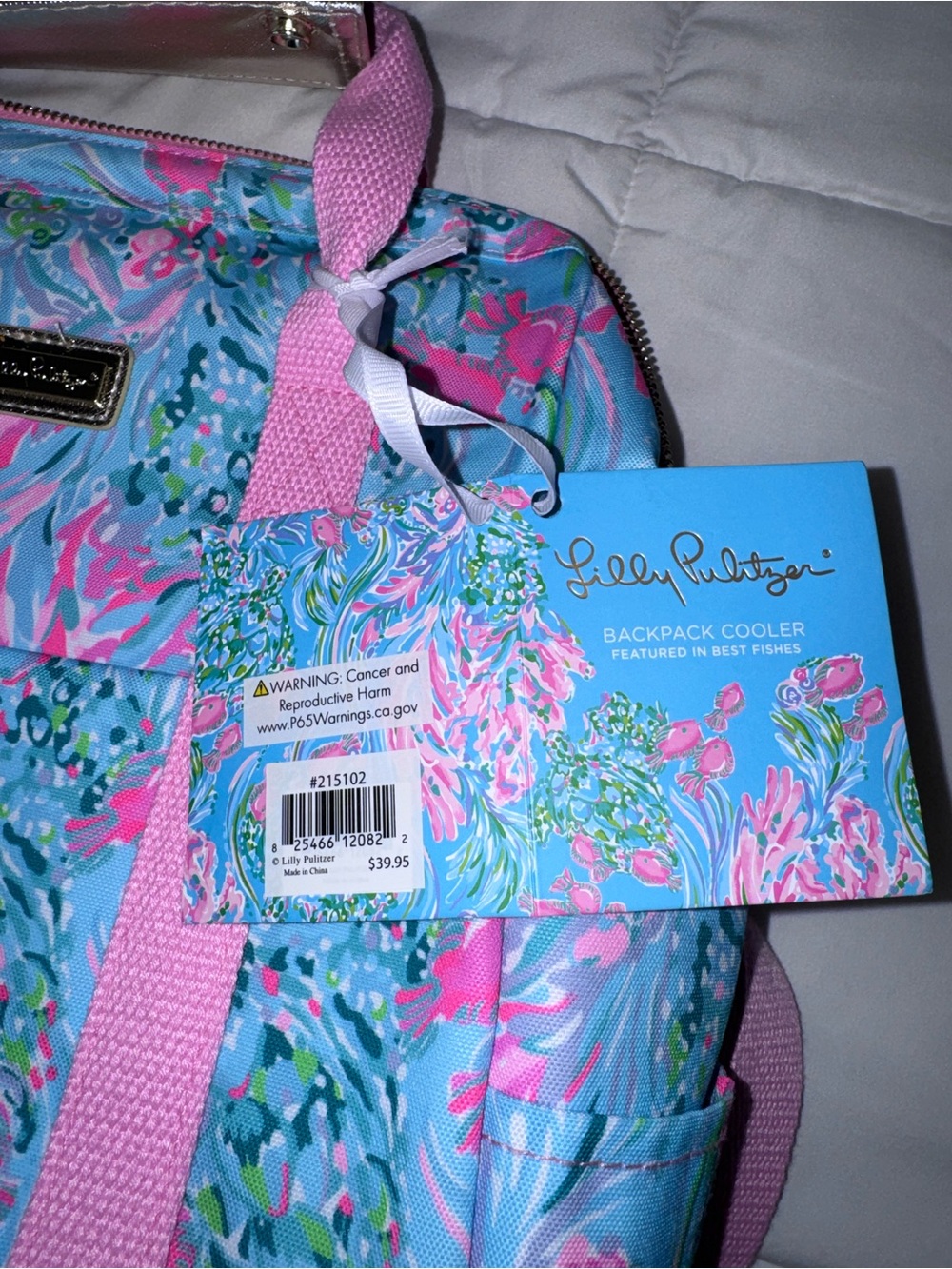 Lilly Pulitzer insulated backpack cooler! - Picture 4 of 8